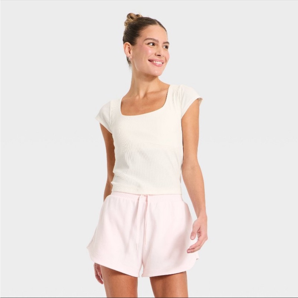 All in Motion Ribbed Cap Sleeve Tank Top NWT